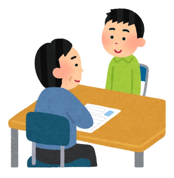 カウンセラーと打合せ